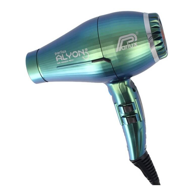 A Parlux - Alyon Parlux Dryer Jade hair dryer with a cord.