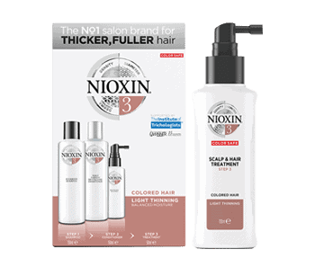 Nioxin 3 thicker puller hairspray.