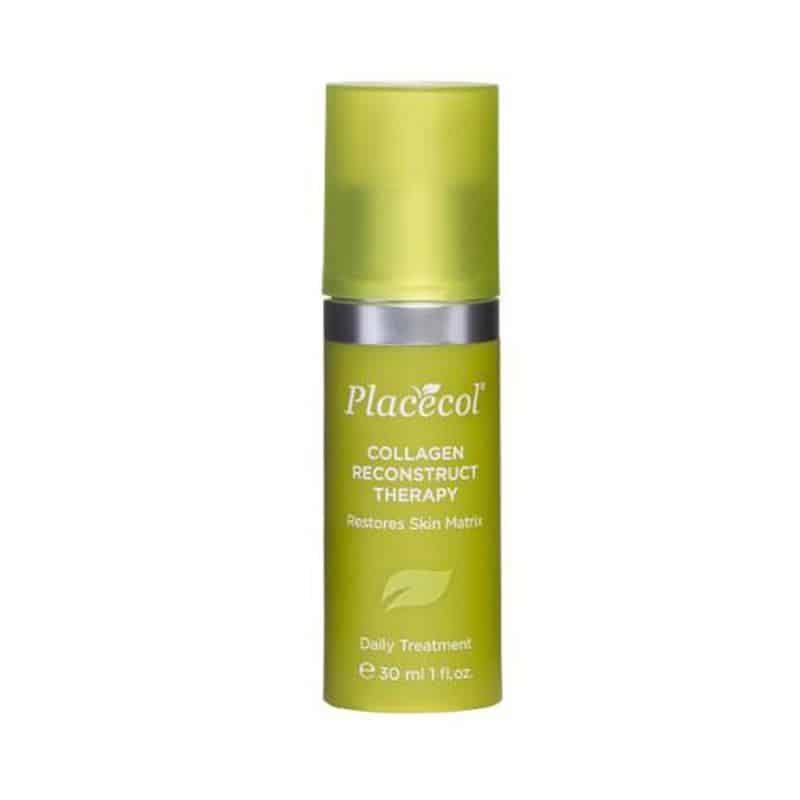A bottle of Placecol - Collagen Reconstruct Therapy 30 ml on a white background.