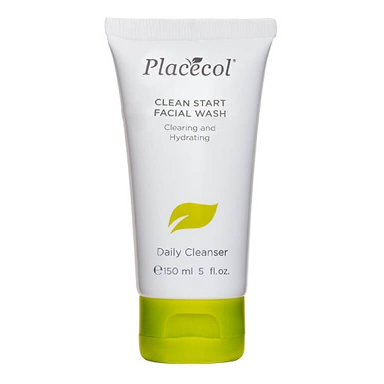 Placecol's Clean Start Facial Wash 150 ml is a gentle daily cleanser.