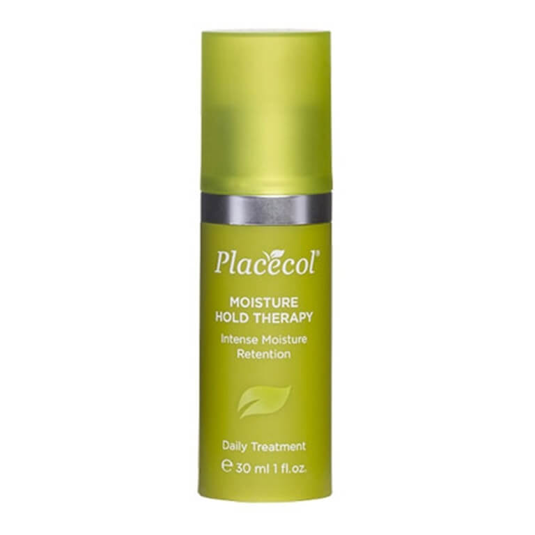 A bottle of Placecol - Moisture Hold Therapy 30 ml on a white background.