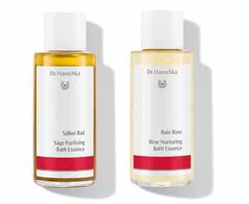 Dr Hauschka body oil and lotion.