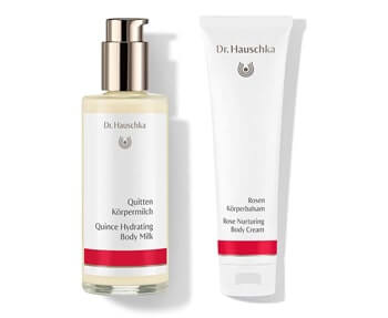 Dr Hauschka's holistic skincare products.