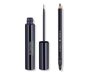 The Dr Hauschka eyeliner and pencil set is shown on a white background.