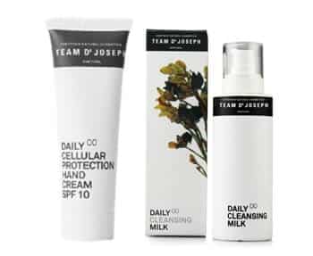 Team of jesus daily cell protection cream and cleansing milk.