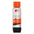 A bottle of orange and black paint on a white background by DS Laboratories.