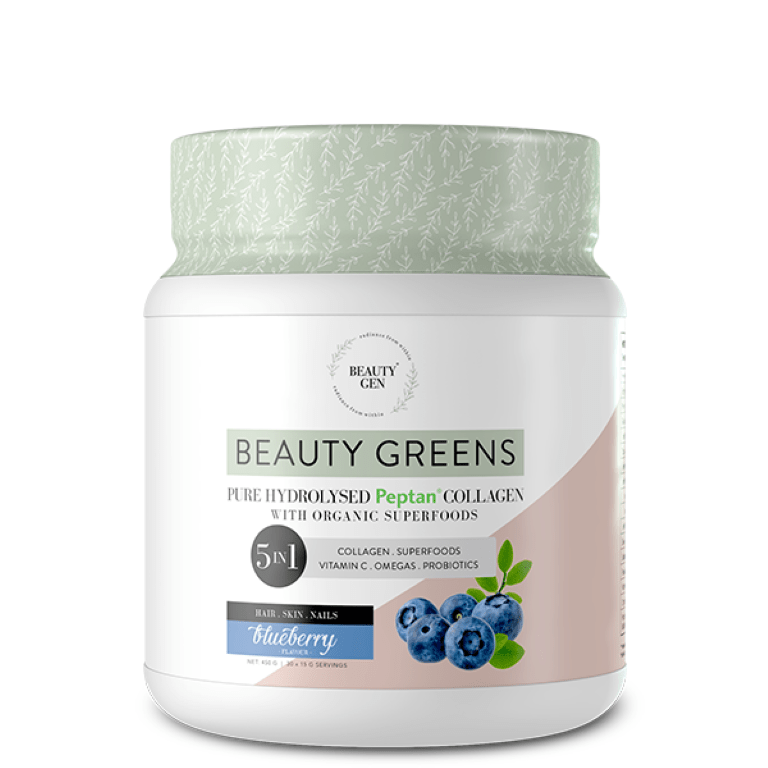 Beauty Gen - Beauty Greens Blueberry 450g