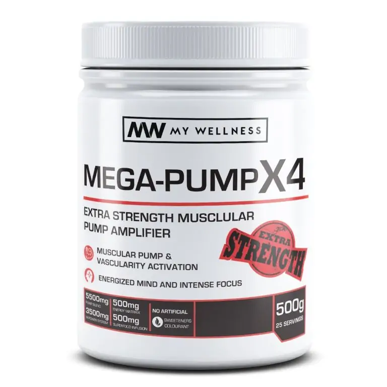 My Wellness - Mega Pump X4 500g Orange