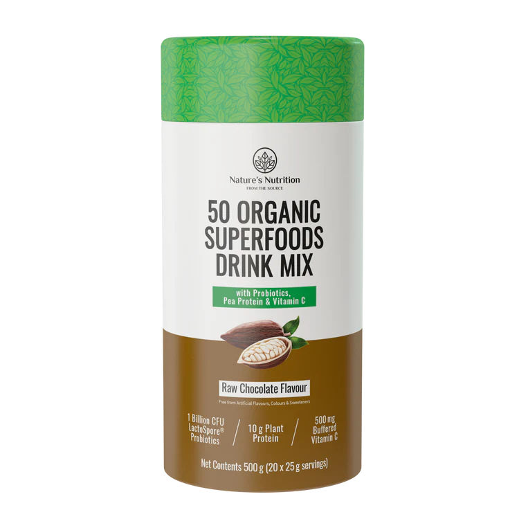 Nature’s Nutrition – Raw Chocolate 500g