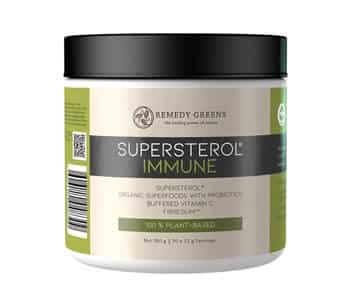 A jar of supersterol immune.