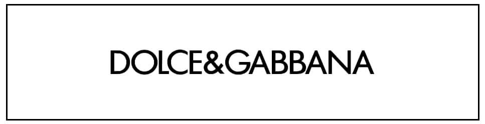Dolce gabbana logo on a white background.