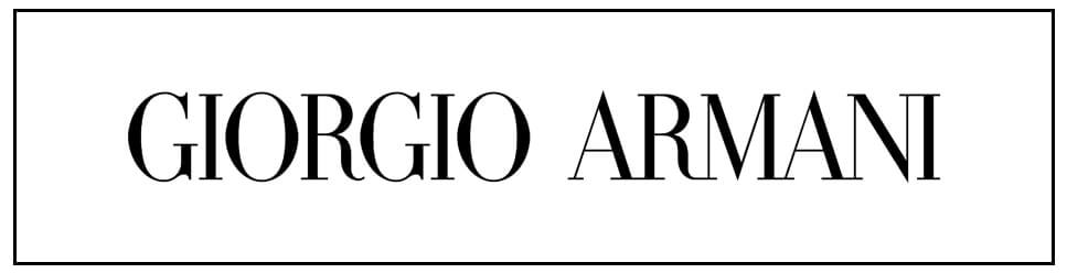 The logo for giorgio armani.