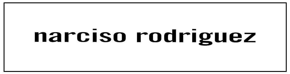 The logo for narcis rodriguez.