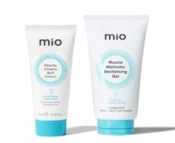 Mio moisturising gel and moisturising cream.