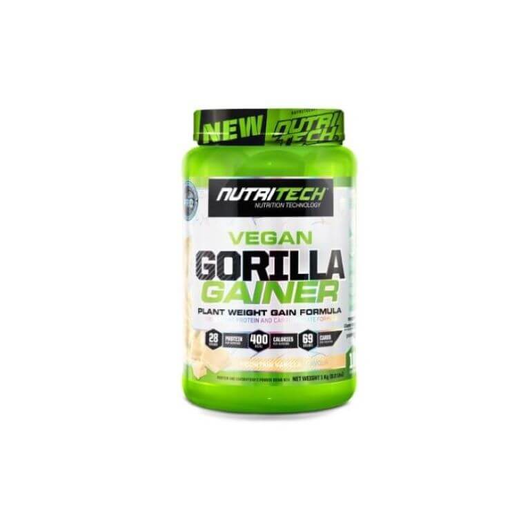 Nutritech - Vegan Gorilla Gainer - Mountain Vanilla 1Kg