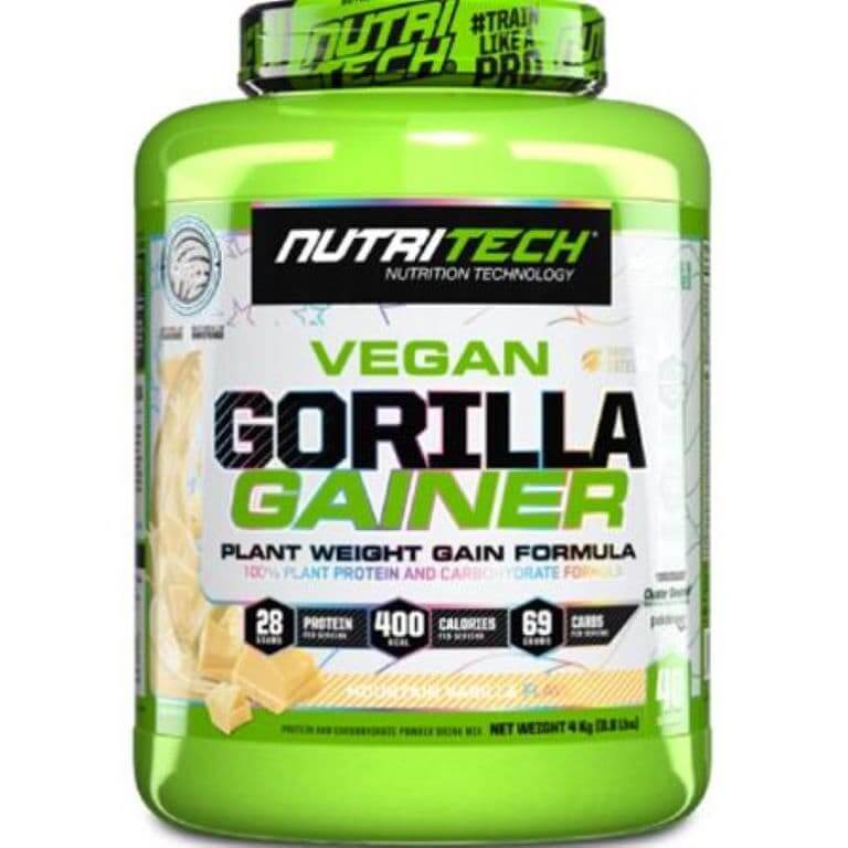 Nutritech - Vegan Gorilla Gainer - Mountain Vanilla 4Kg