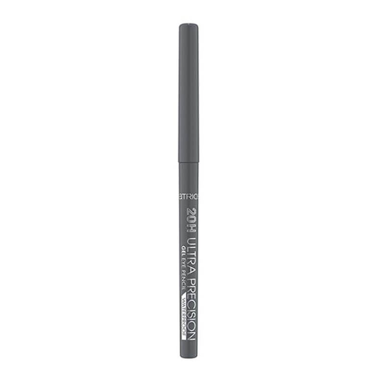 A Catrice - 20H Ultra Precision Gel Eye Pencil Waterproof 020 grey eyeliner pencil on a white background.