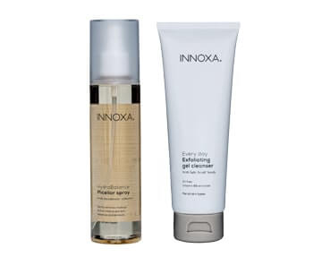 A tube and a tube of innoxa's hydrating gel.
