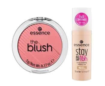 Essence the blush and stay - all day foundation.