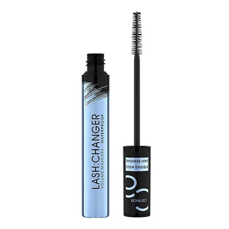 Catrice - LASH CHANGER Volume Mascara 010 in black with a black tube.