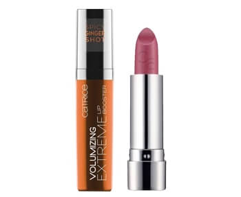 A Catrice lipstick and a tube of lipstick on a white background.