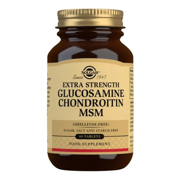 Solgar - Extra Strength Glucosamine Chondroitin MSM Tablets - Pack of 60
