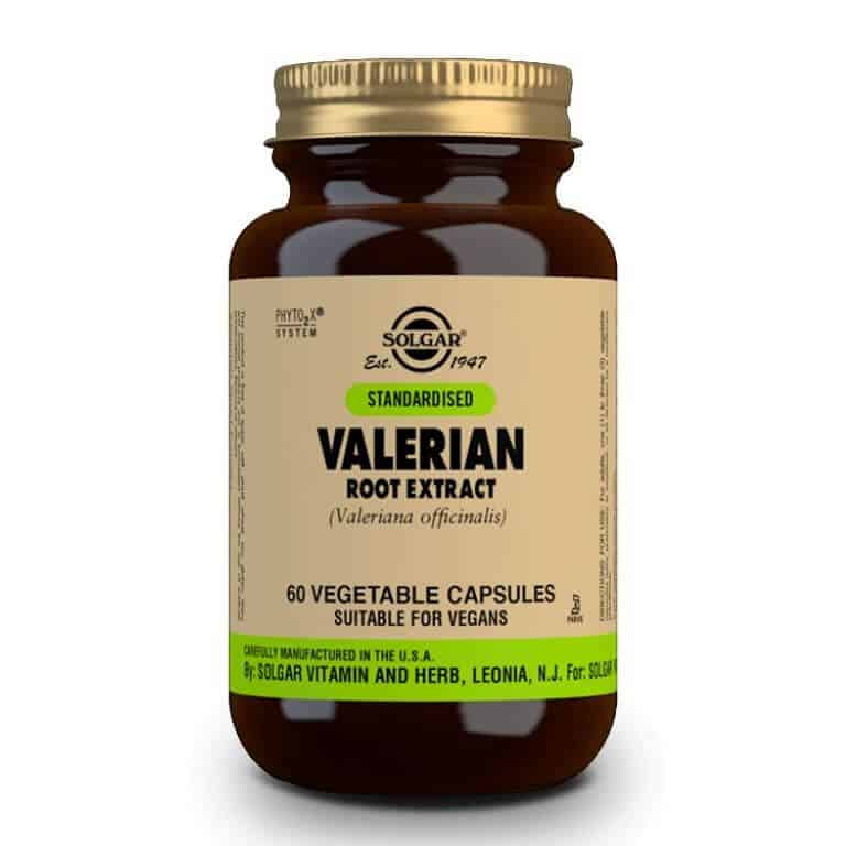 Solgar - Standardised Valerian Root Extract Vegetable Capsules - Pack of 60