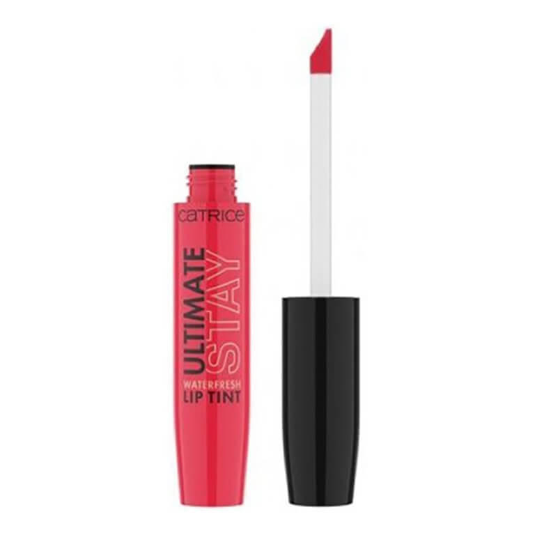 Catrice - Ultimate Stay Waterfresh Lip Tint 010 in red.