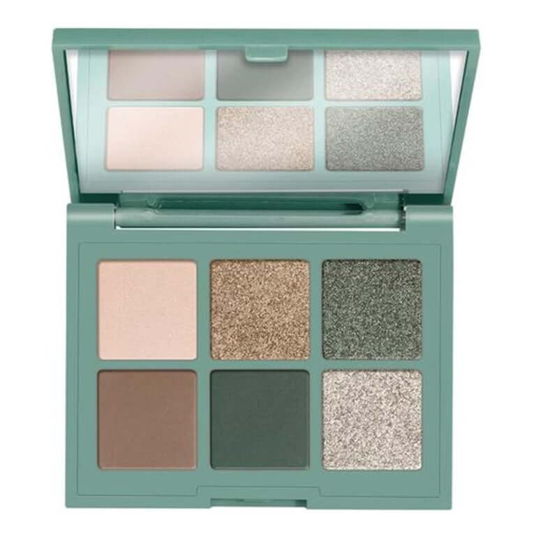 A Essence - Dancing Green Eyeshadow Palette on a white background.