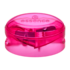 A pink container with the word Essence - Duo Sharpener on it.