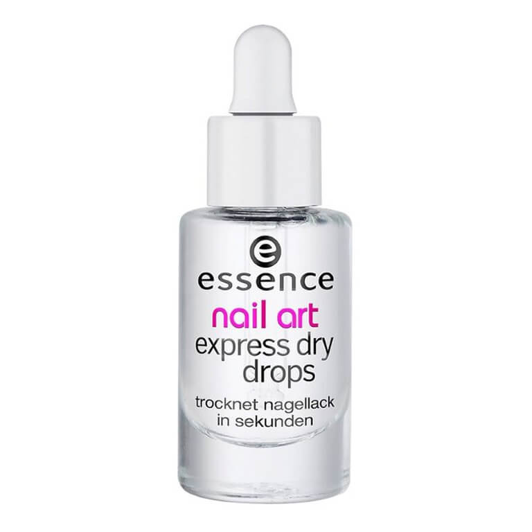 Essence - Nail Art Express Dry Drops offer quick drying for nail art.