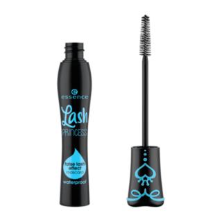 Essence Lash Princess False Lash Effect Mascara Waterproof in black and blue.