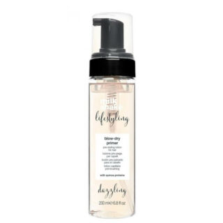 A bottle of Milkshake - Blow-Dry Primer 200ml with a white background.