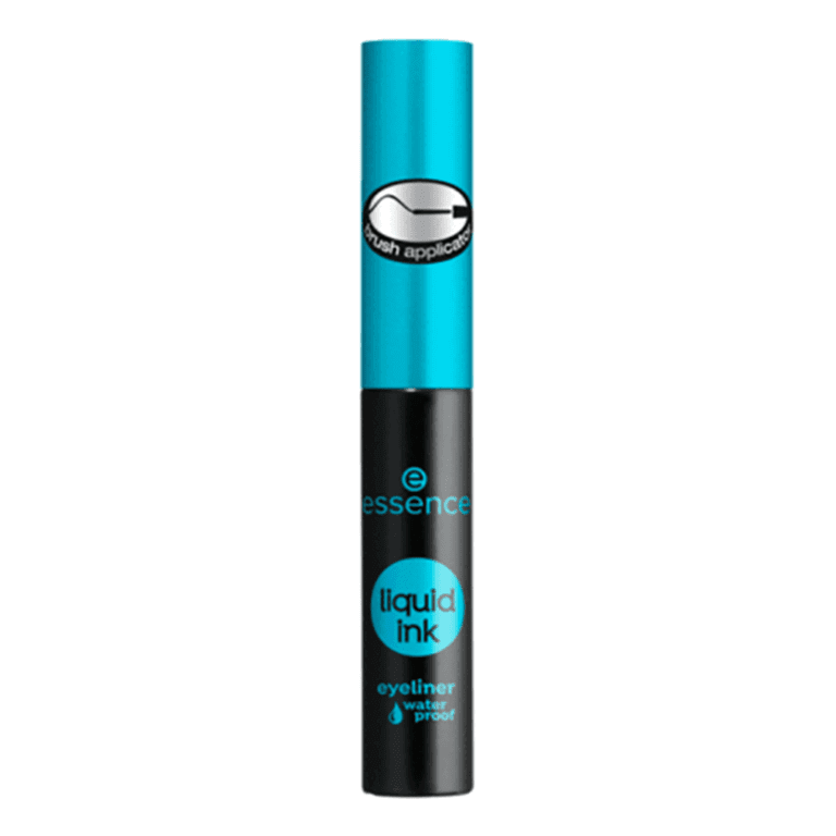 Essence - Liquid Ink Eyeliner Waterproof 01 in blue and black.