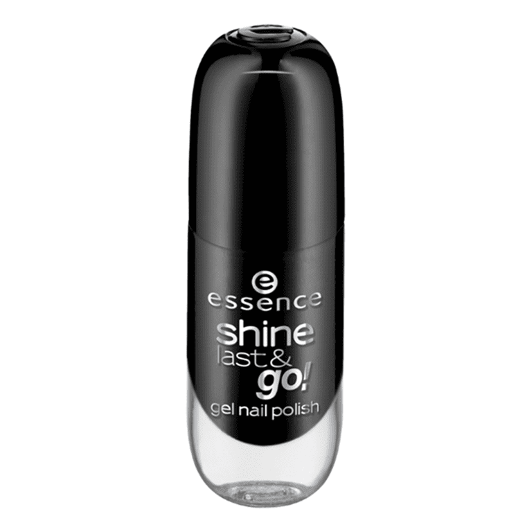 Essence - Shine Last & Go! Gel Nail Polish 46 in black.
