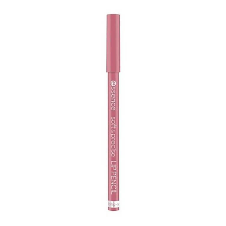 Essence - Soft & Precise Lip Pencil 25 in Pink on a white background.