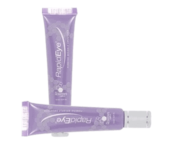 A tube of facial cream with a purple tube.