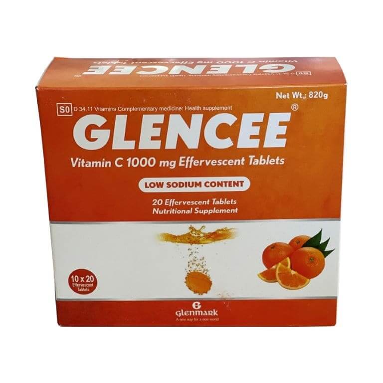 Glencee - Vitamin C 1000mg Effervescent Tabs 20's