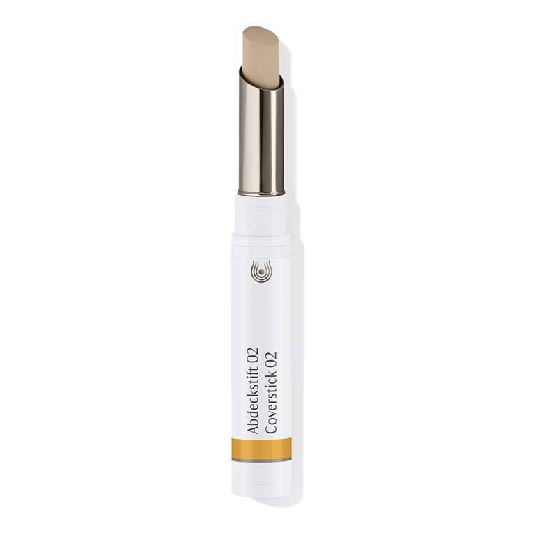 A Dr.Hauschka - Coverstick 02 Sand 2g on a white background.