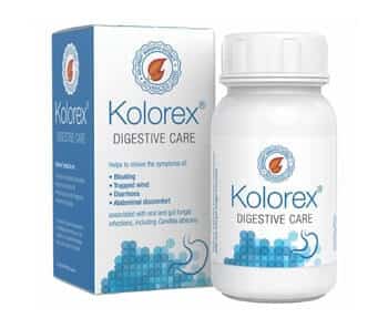 Kolorex digestive care capsules.
