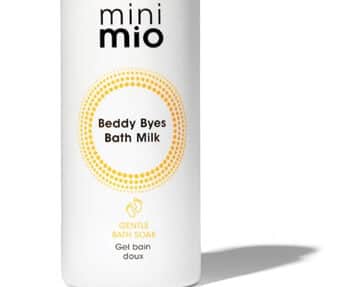 Mini mio beddy eyes bath milk.