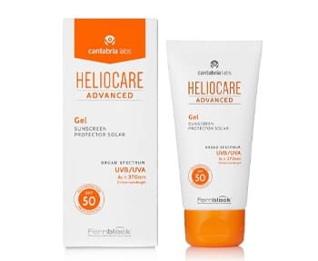Heliocare advanced spf 50 sun cream.