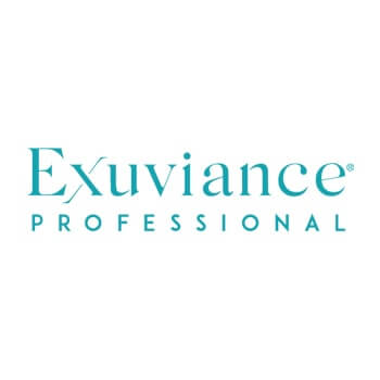 Exuviance professional logo on a white background.