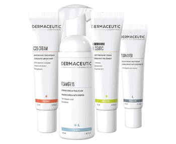 Dermaceutical products skin care kit.