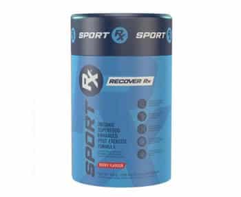A box of sport 7 recovery in a blue box.