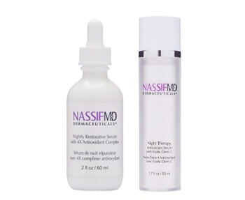 A bottle of nasipd serum and a bottle of nasipd serum.