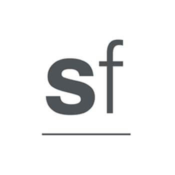 The sf logo on a white background.