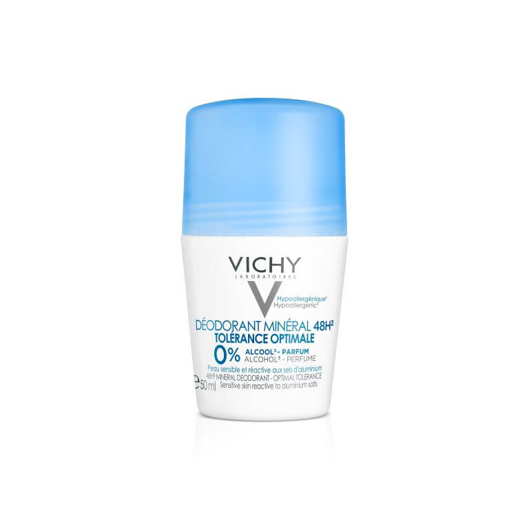Vichy - 48hr Anti-Perspirant Mineral Optimale Tolerance Deo 50ml Roll On