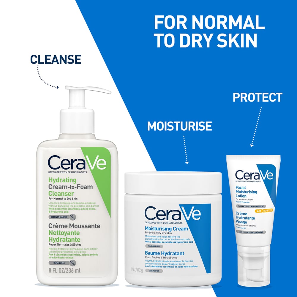 CeraVe - Hydrating Cream To Foam Cleanser 236ml