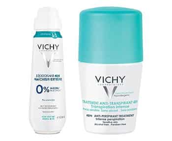 Vichy deodorant and anti-perspirant.